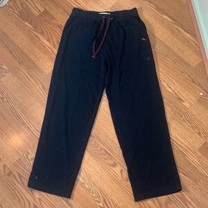 𝅺TOMMY Bahama navy blue cotton blend pants size medium